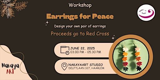Earrings for Peace | workshop | NakayaART
