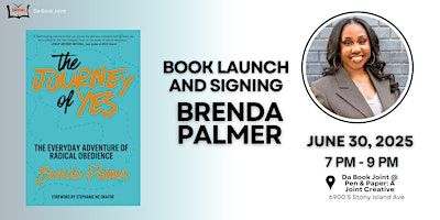 Brenda Palmer 'Journey of Yes' Book Launch & Talk | Da Book Joint