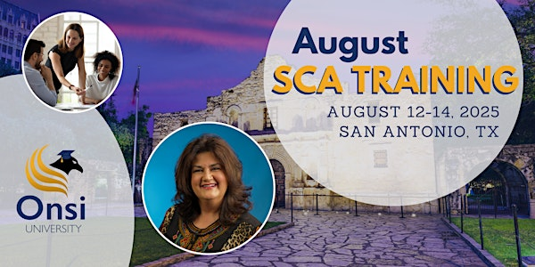 SCA Training Courses - August 2025 | 112 E Pecan St