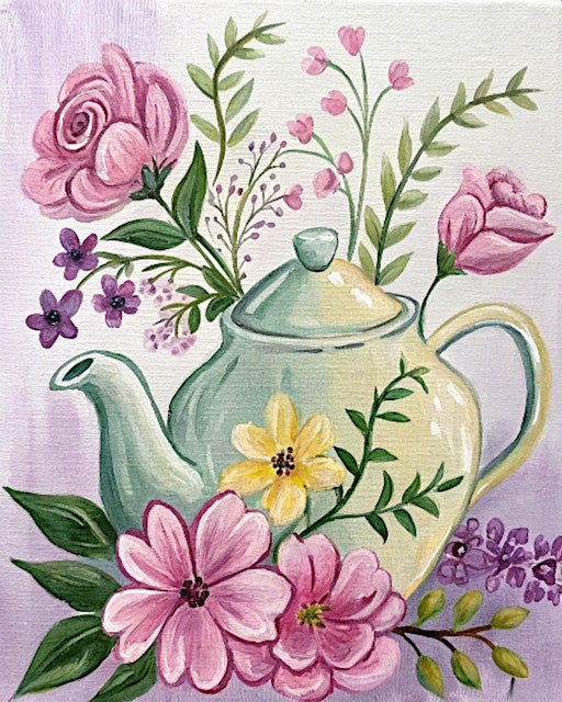 LITTLE TEAPOT Paint Night | Johnny's Jukebox Diner