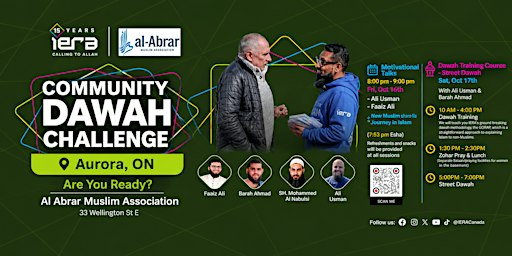 iERA Dawah Training: Walking on the footsteps of the beloved | 33 Wellington St E