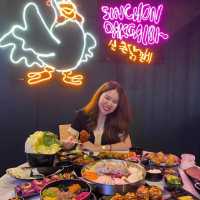 Sinchon Dakgalbi ร้านอาหารเกาหลีเปิดใหม่ลาดกระบัง