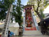 博多祇園山笠の準備がすすむ櫛田神社