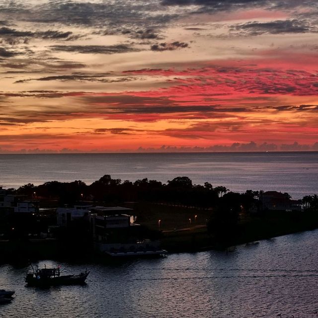 Sunset from Kota Kinabalu Marriott