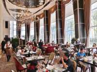 Breakfast buffet at St. Regis Hotel Brasserie