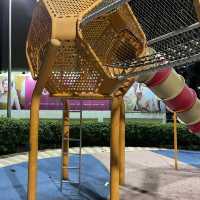 The playgrounds are open 