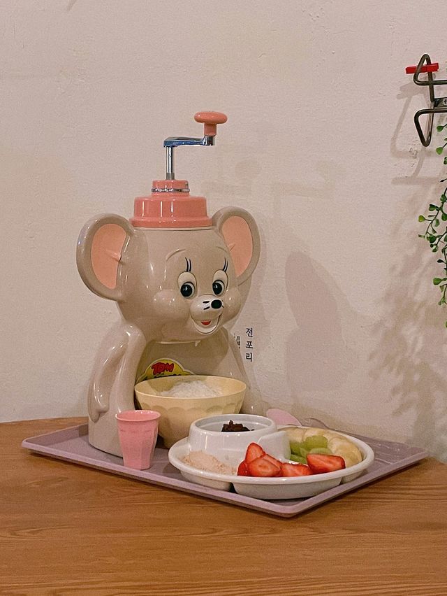 귀여운 제리빙수가 있는 카페 전포리 🐭