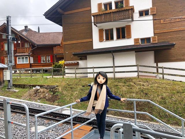 瑞士另一美麗童話小鎮Wengen