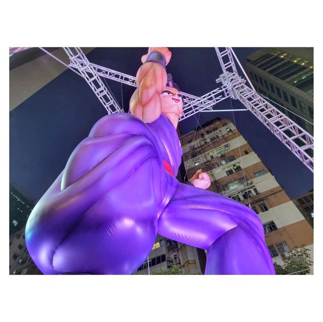 7米高巨型立體悟飯。旺角家樂坊