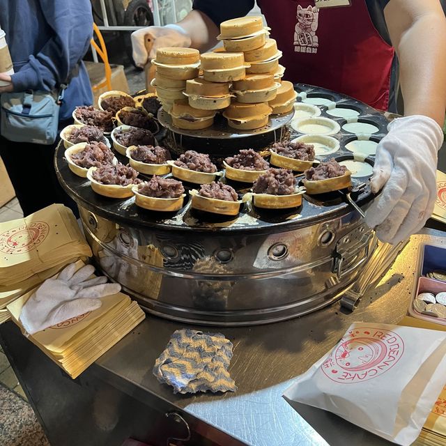 台北晴光市場 晴光紅豆餅