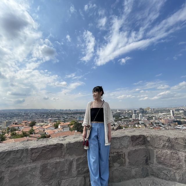土耳其遊記 Ankara 在安卡拉城堡看Ankara 全景