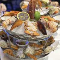 best seafood ever at Atlantis 