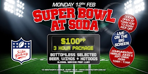 Super Bowl LIVE + LOUD | The Soda Factory