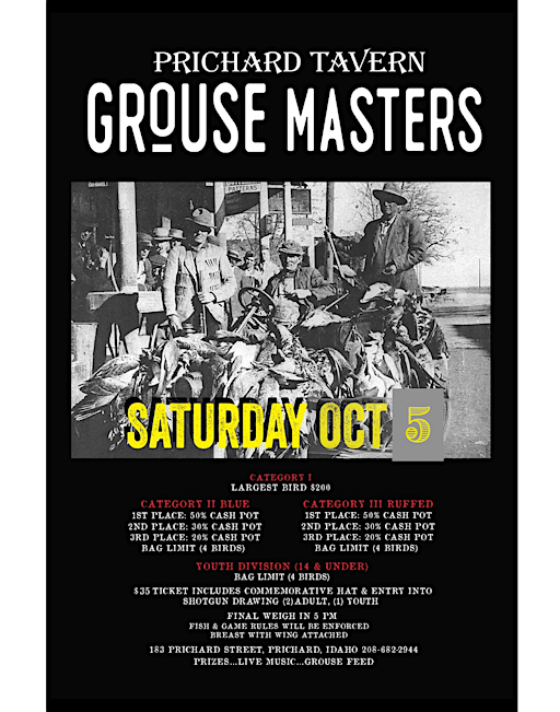 Grouse Masters | Prichard Tavern