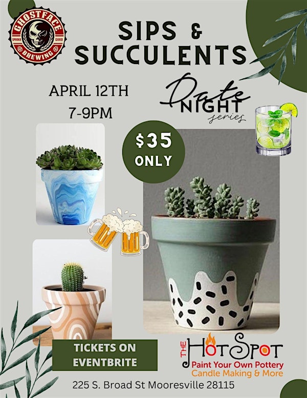 Sips & Succulents | Beer Lab by Ghostface Brewing