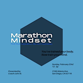 Marathon Mindset - Find Your Inspiration. Be Your Motivation. | 3186 Adams Ave
