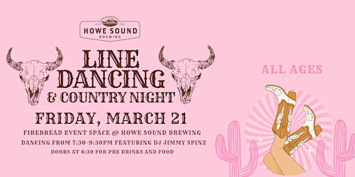 Line Dancing & Country Night at Howe Sound Brewing | Howe Sound Inn & Brewing