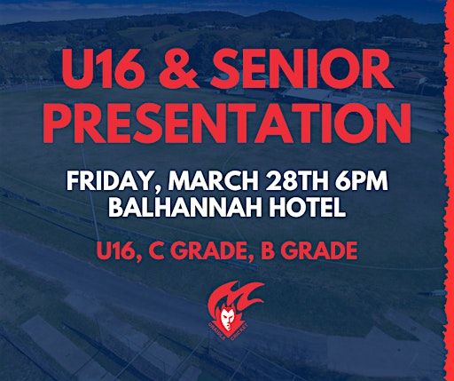 UCC U16 and Senior Presentations | Balhannah Hotel