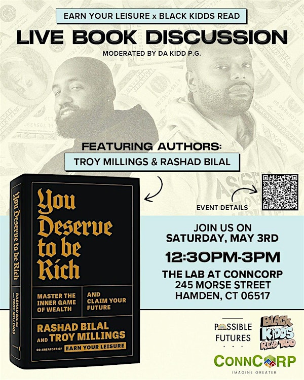 Earn Your Leisure x Black Kidds Read Too Live Book Discussion | 245 Morse St
