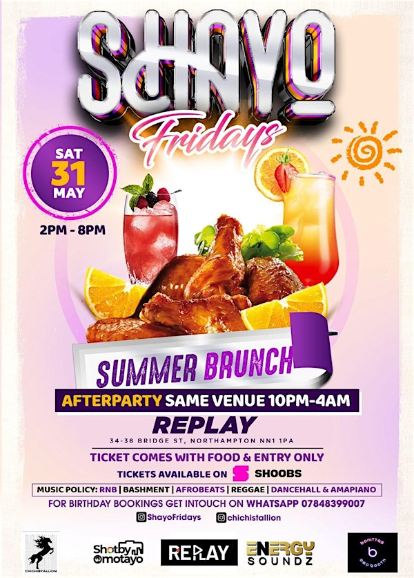 DayParty Summer Brunch | Replay Northampton Bar & Arcade