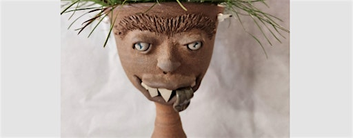 Ceramic Face Jug Hanging Planter | Wheaton Arts and Cultural Center