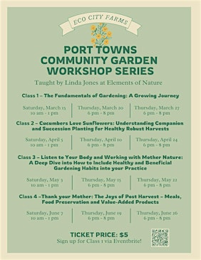 Garden Workshop Series, Part 4: The Joys of Post-Harvest | 4913 Crittenden St