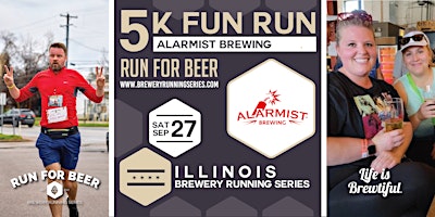 5k Beer Run x Alarmist Brewing | 2025 Illinois Brewery Running Series | Alarmist Brewing & Taproom
