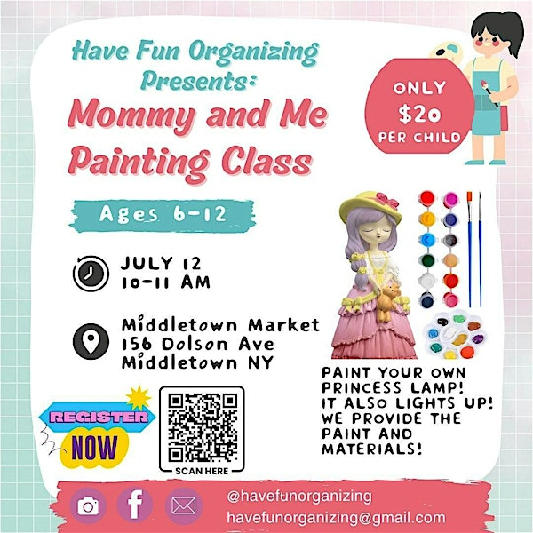Mommy & Me Painting Class | 156 Dolson Ave