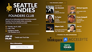 Seattle Indies Founders Club | thinkspace SEATTLE