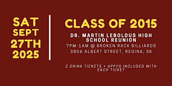 LeBoldus Class of 2015 Reunion | Broken Rack Billiards