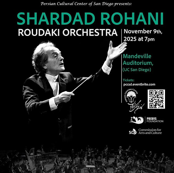 Shardad Rohani  in San Diego - "Motherland" | Mandeville Auditorium