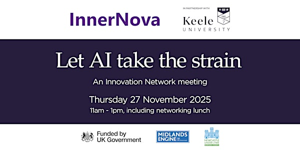 Let AI Take The Strain | Keele University Science & Innovation Park