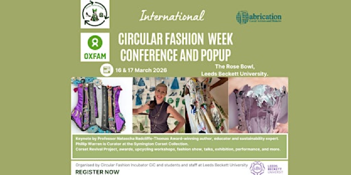 International Circular Fashion Week Conference 2026 | The Rose Bowl
