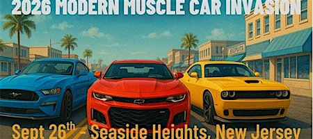 2026 FALL NJ MODERN MUSCLE CAR INVASION | Bay Boulevard