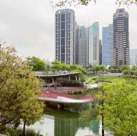 豪宅中的一片綠洲｜秋紅谷景觀生態公園｜悠閒的待上一整個下午