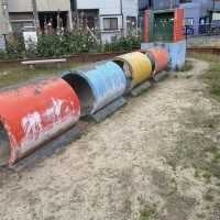 崇禅寺駅近くの公園でまったり