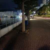 行荃灣西海濱長廊真係好舒服吖