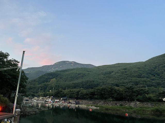 [경남/밀양]물놀이 좋아하는 캠퍼들을 위한 사이트1분거리 계곡물안개캠핑장❣️