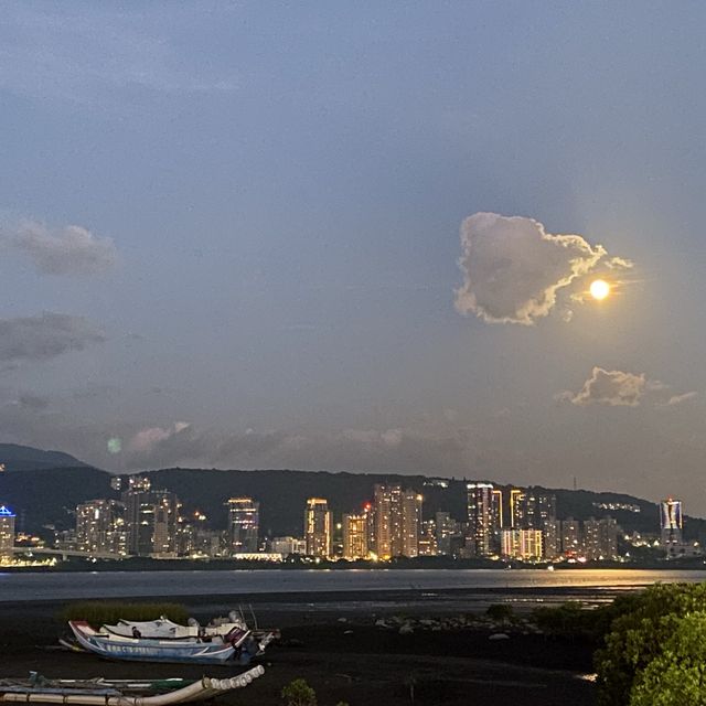 《新北》看夕陽的好地方～八里左岸公園！