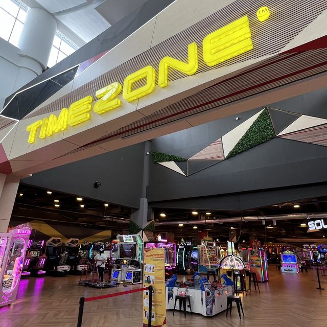 Play Bumper cars,time crisis etc at Timezone!
