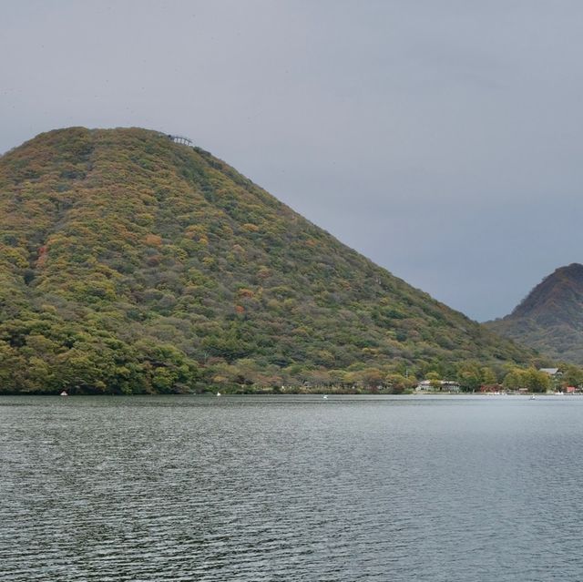 紅葉の榛名湖