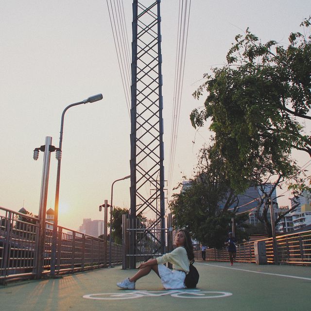 ไปถ่ายรูปเล่นที่ "สะพานเขียว" กันนนน🌿💚