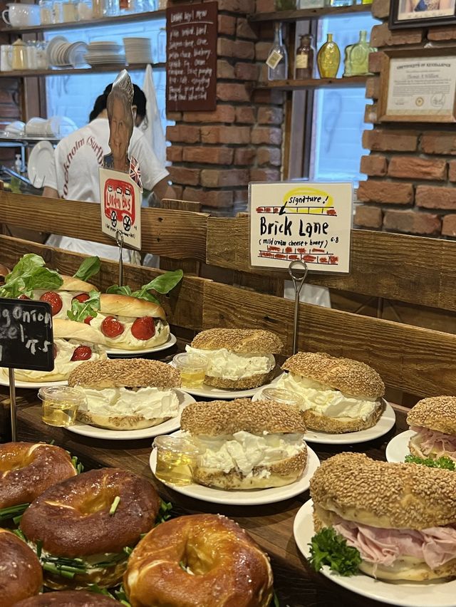 이국적인 분위기 베이글 맛집,♥️