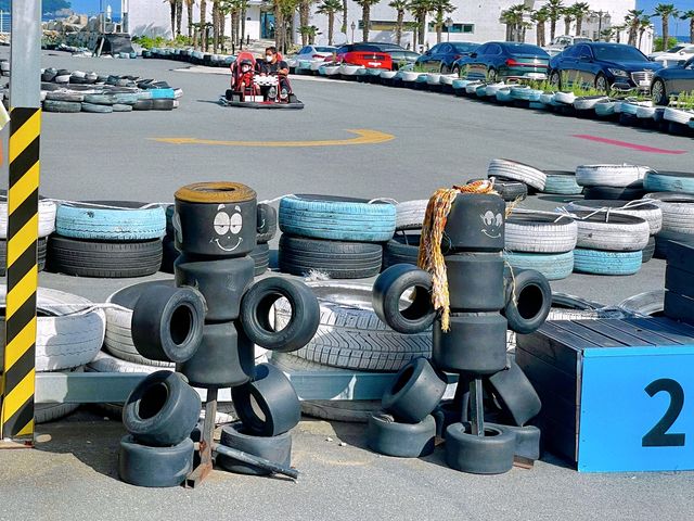 거제도 카트, 깡통기차, 페인트볼, 사격까지 '오션뷰 카트체험장' 🏎