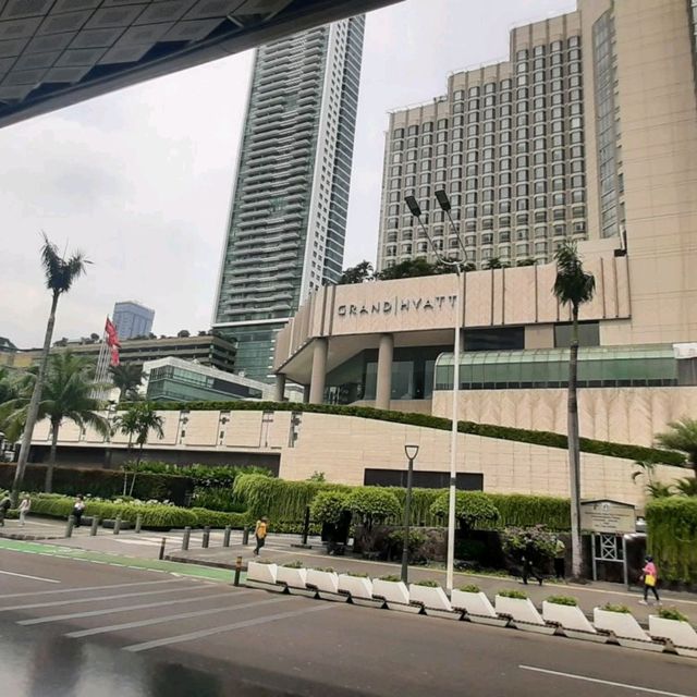 Morning walk around Jakarta