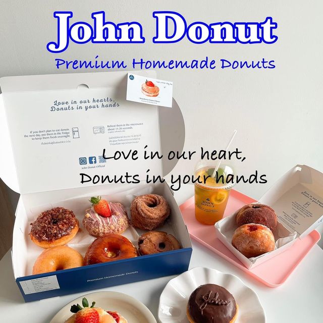 รีวิว John Donut สาขา Central Chidlom 🍩