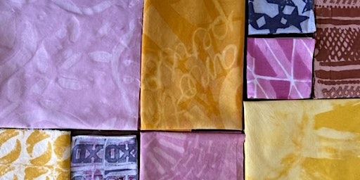 Secret Message Bandanas: a Natural Dye Workshop (2 days) | 1255 Wold Rd
