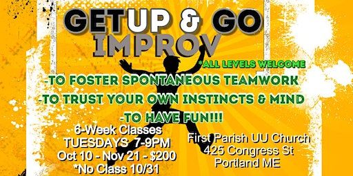 Get Up & Go Improv Classes | First Parish in Portland, Unitarian Universalist