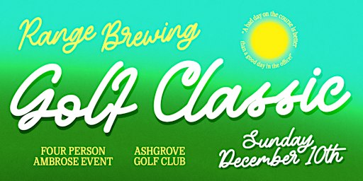 Range Brewing Golf Classic | Ashgrove Golf Club, Waterworks Road, The Gap QLD, Australia