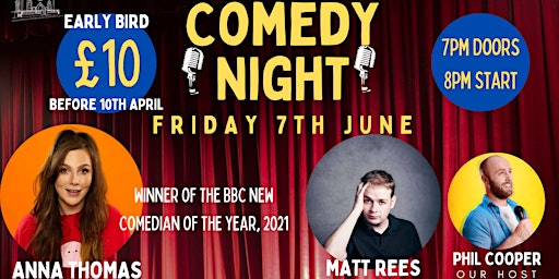 7th JUNE COMEDY NIGHT at Zion | Zion Bristol - Community Café & Wedding Venue